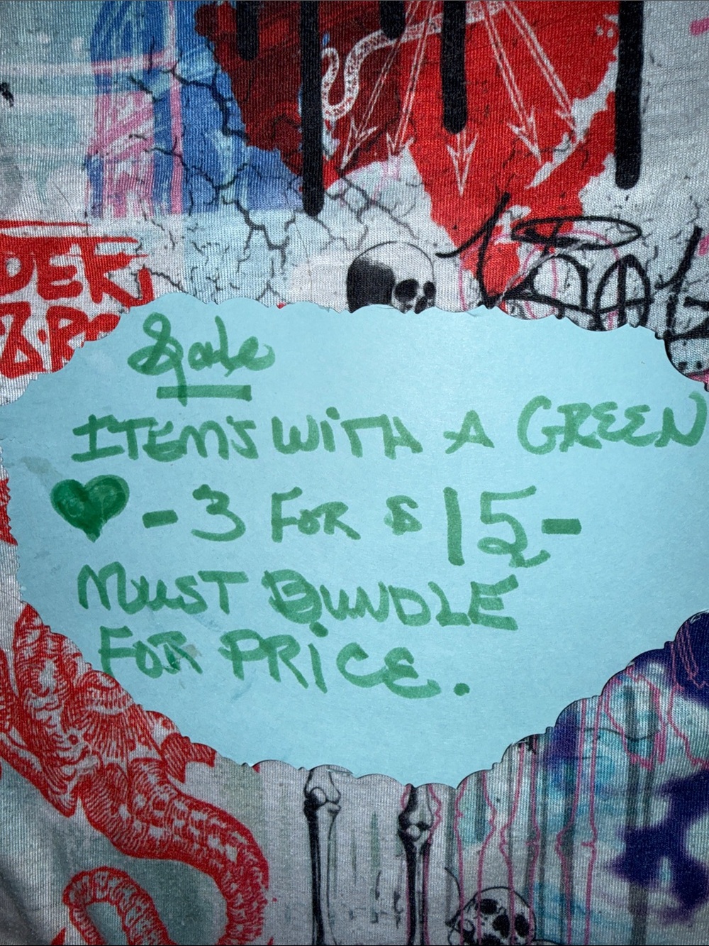 SALE All Items with A 💚 3 For $15